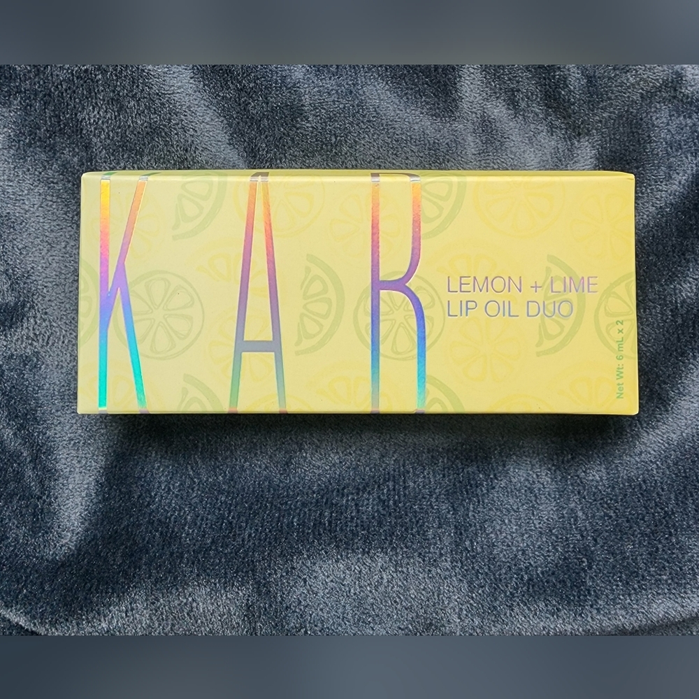 KAB COSMETICS Lemon 🍋 and Lime Lip Oil Duo 💋